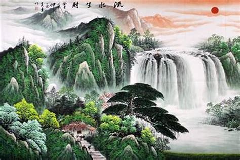 旺财风水画|家中挂什么画最旺财？旺风水的山水画，招财又纳福！